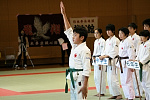 第2回日本拳法関東少年選手権大会
選手宣誓（心道会・成瀬　律）