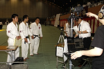 日本拳法第24回全国大学選抜選手権大会
大会の模様はニコニコ生放送で配信。写真は閉会式後の大商大インタビュー。
