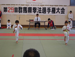 第29回日本拳法群馬県選手権大会
形試合<br>写真提供：群馬県連盟