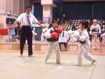 第32回日本拳法群馬県少年選手権大会
防具試合、小学1･2年女子<br>写真提供：日本拳法群馬県連盟