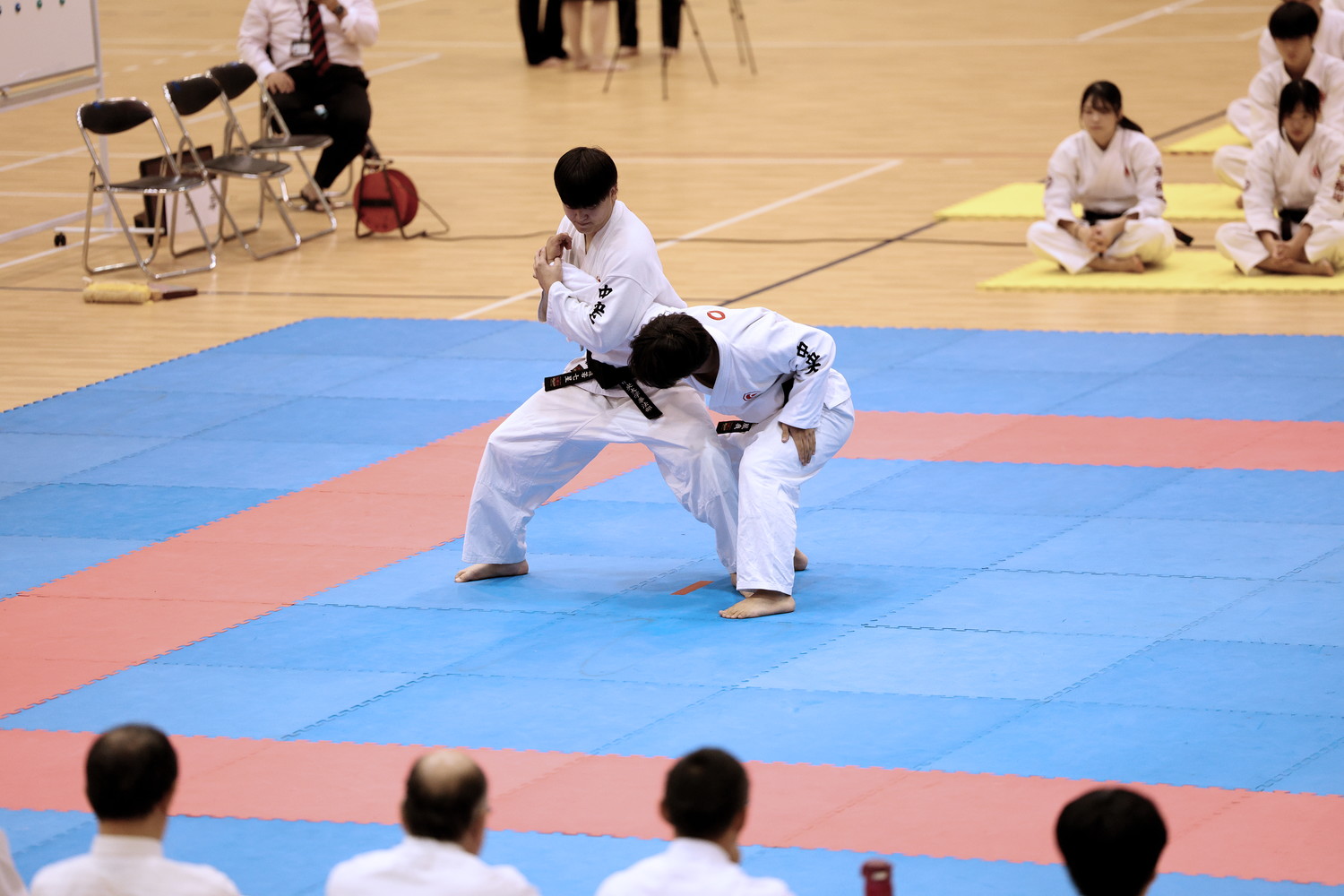 日本拳法第36回東日本大学選手権大会 形の部　二人形　中央大学・森若　七星・後藤　凰我　組
R52_0613.JPG